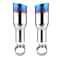 Spec-D Tuning Universal Muffler Tip- B Style - Blue 2.5 Inlet 3.75 Outlet MF-TPA002BT - alternate 10